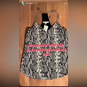 Never worn lavender brown top